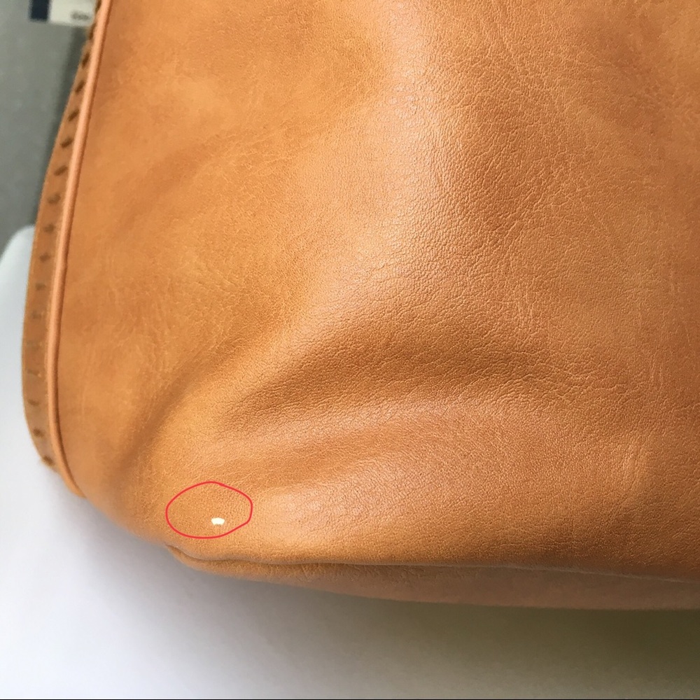 Satchel Bag Handbag - Cognac Color-B1 - Picture 8 of 8